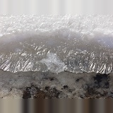 Salt crystals growing of Salar de Uyuni Salt Pan